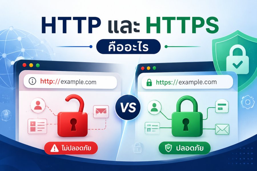 ความแตกต่างระหว่างโปรโตคอล HTTP และ HTTPS