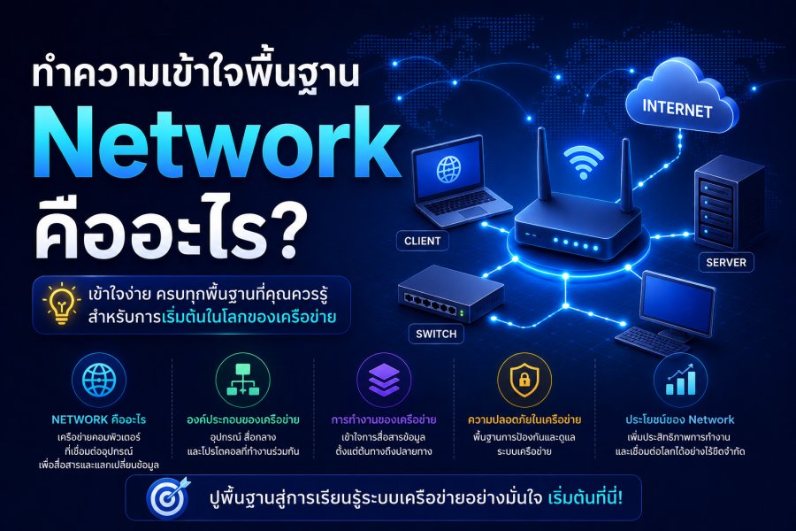 ทำความเข้าใจพื้นฐาน Network คืออะไร?